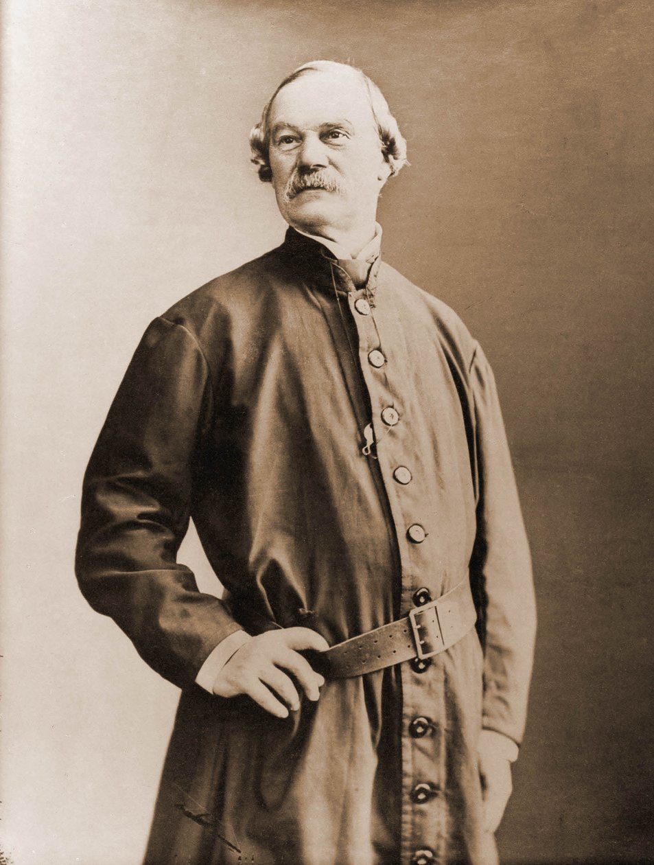 Portræt af Joseph Lemercier, trykkeri-litograf 1803-? (Foto) af Nadar