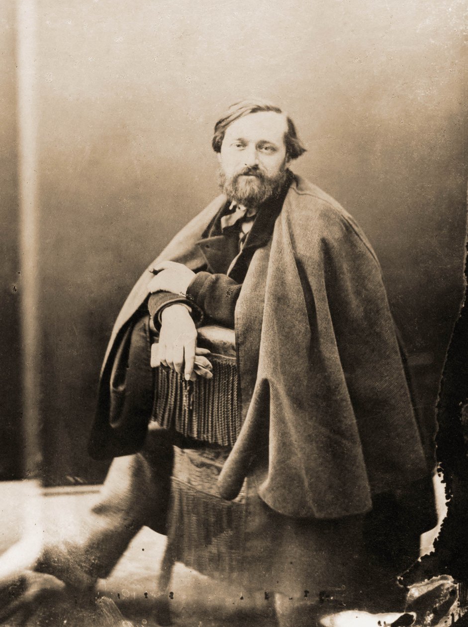 Portræt af Pierre Alexix Ponson du Terrail, forfatter, filetonist 1829-1871 (foto) af Nadar