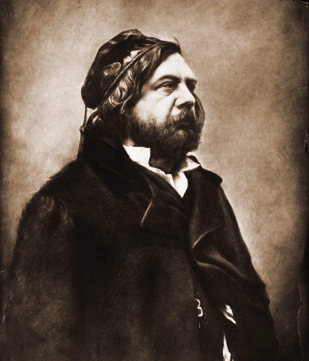 Portræt af Theophile Gautier, digter 1811-1872 (foto) af Nadar