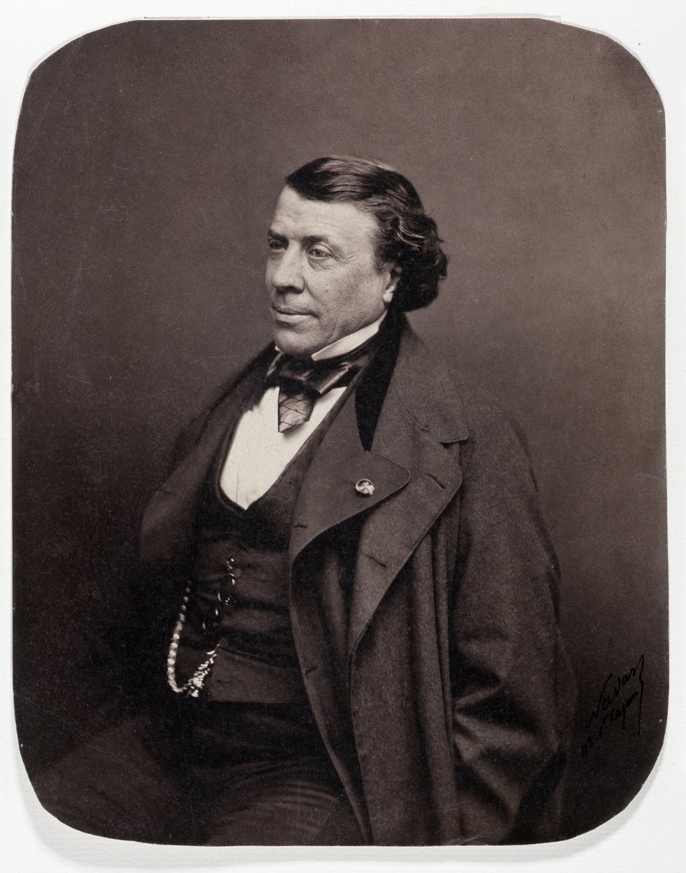 Portræt af den franske kirurg Philippe Ricord (1800-1889) af Nadar