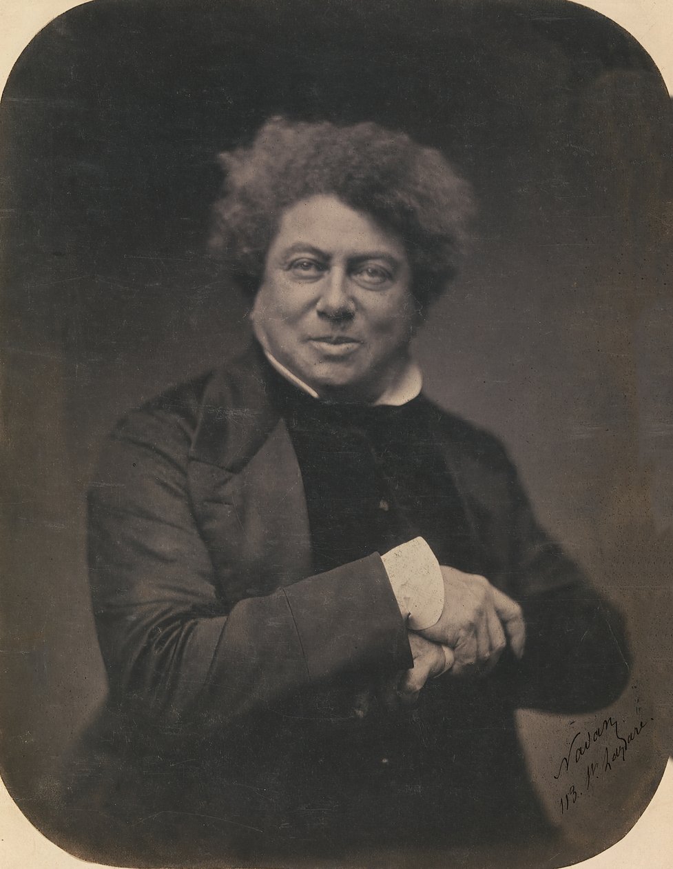[Album indeholdende fotografier, graveringer, tegninger og publikationer vedrørende ..., november 1855. af Nadar