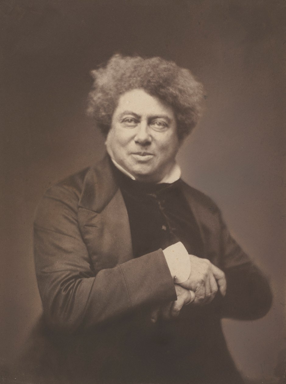 Alexandre Dumas far 1802-1870, 1855. af Nadar