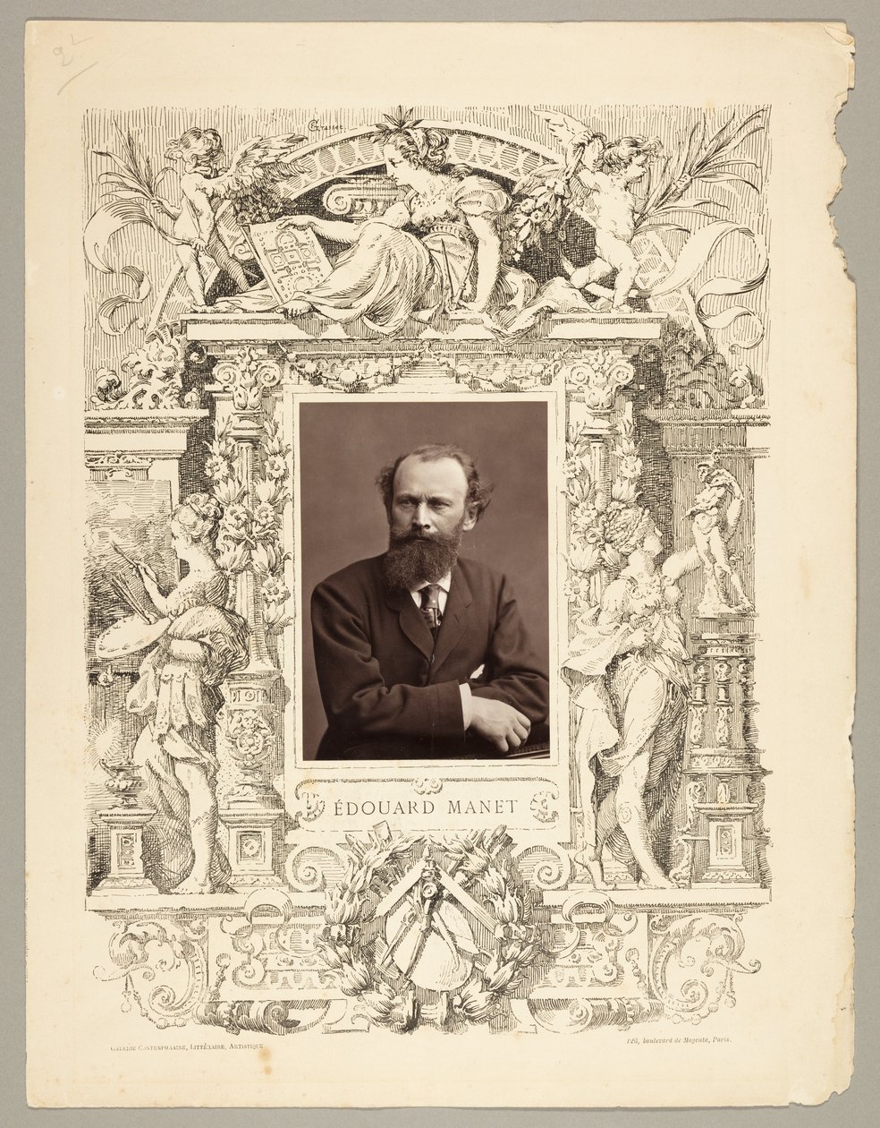 Édouard Manet (fransk maler, 1832-1883) af Nadar