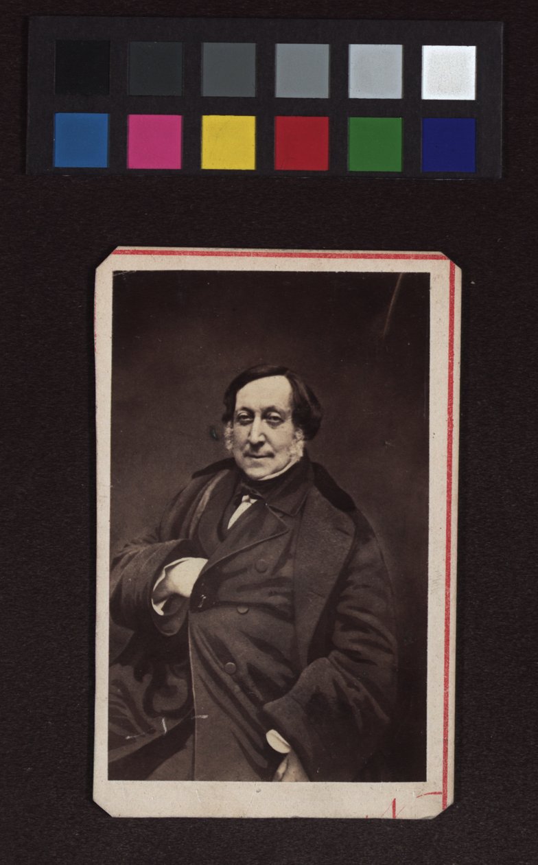 Gioachino Antonio Rossini (1792-1868), komponist af Nadar