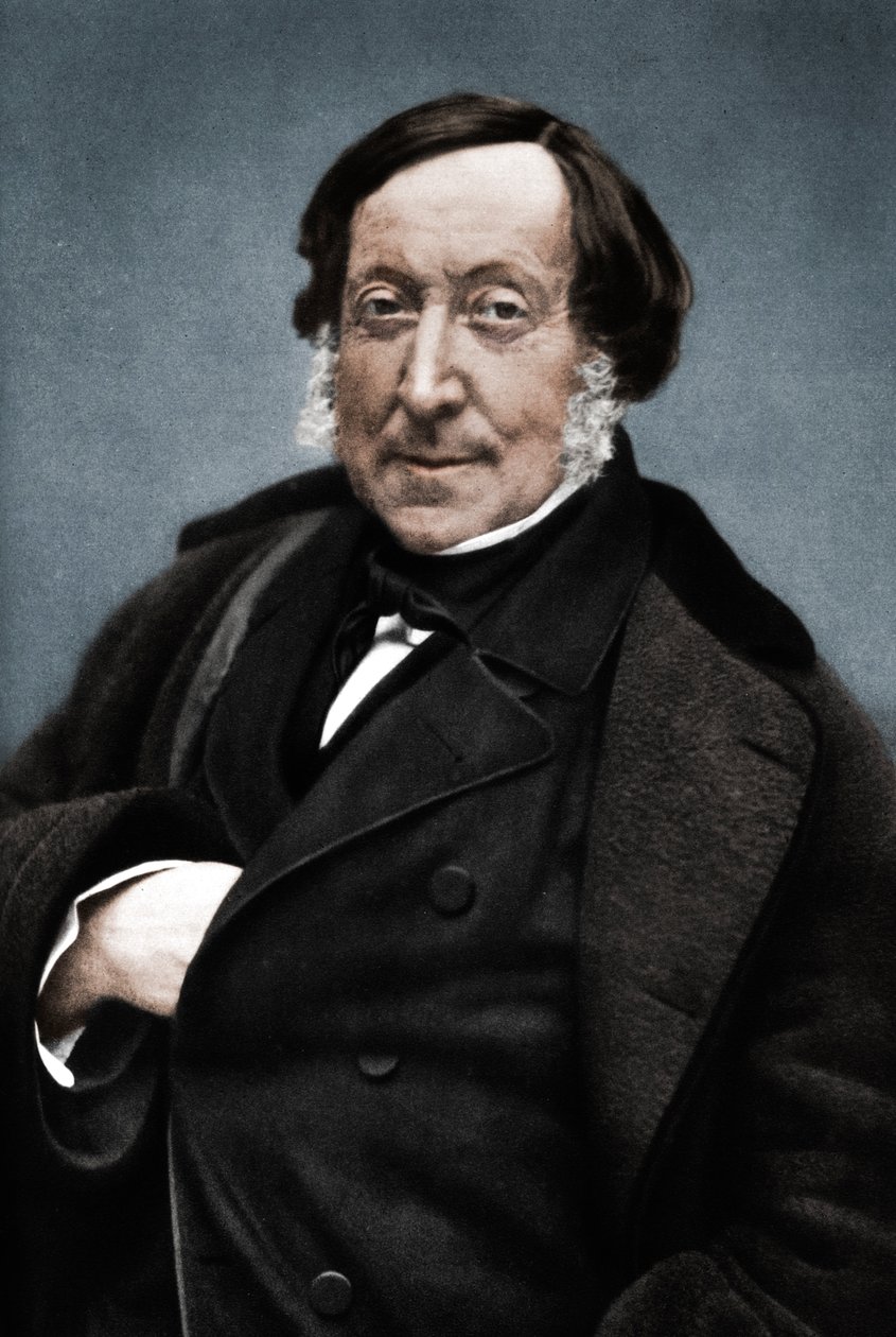 Gioachino Rossini 1792-1868, italiensk komponist af Nadar