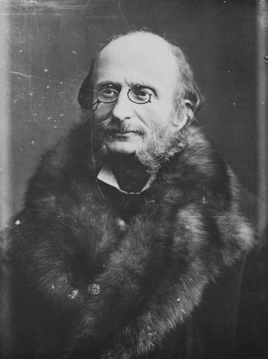 Jacques Offenbach, tyskfødt fransk komponist, c1875 af Nadar