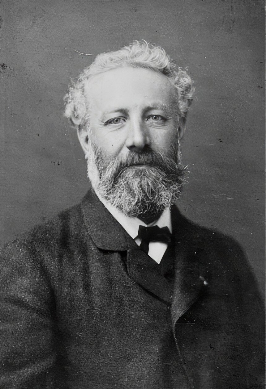 Jules Verne (1828-1905). fransk forfatter. Omkring 1880 af Nadar