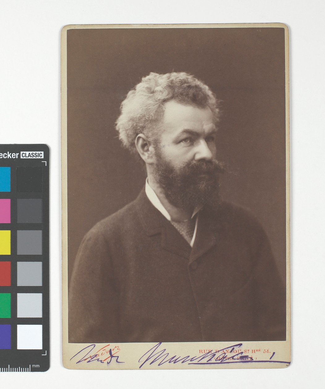 Mihály von Munkácsy (egentlig Michael Leo Lieb, 1844–1900), maler (signeret) af Nadar