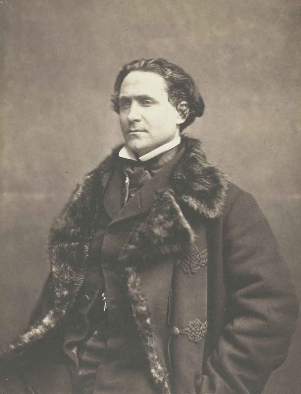 Portræt af La Fontaine, ca. 1854-1860. af Nadar
