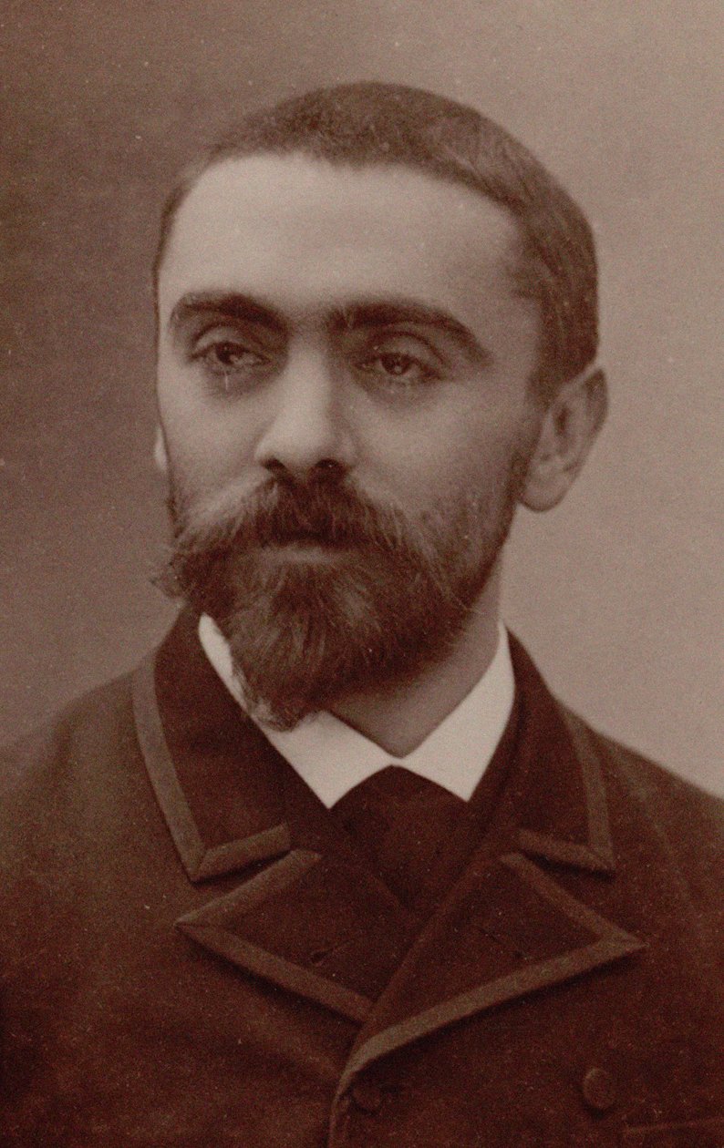 Portræt af komponisten Georges Hüe 1858-1948, 1900-tallet. af Nadar