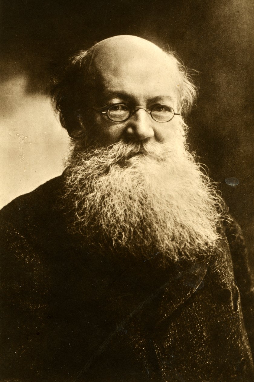 Pyotr Alexeyevich Kropotkin, russisk anarkist, ca. 1900 af Nadar