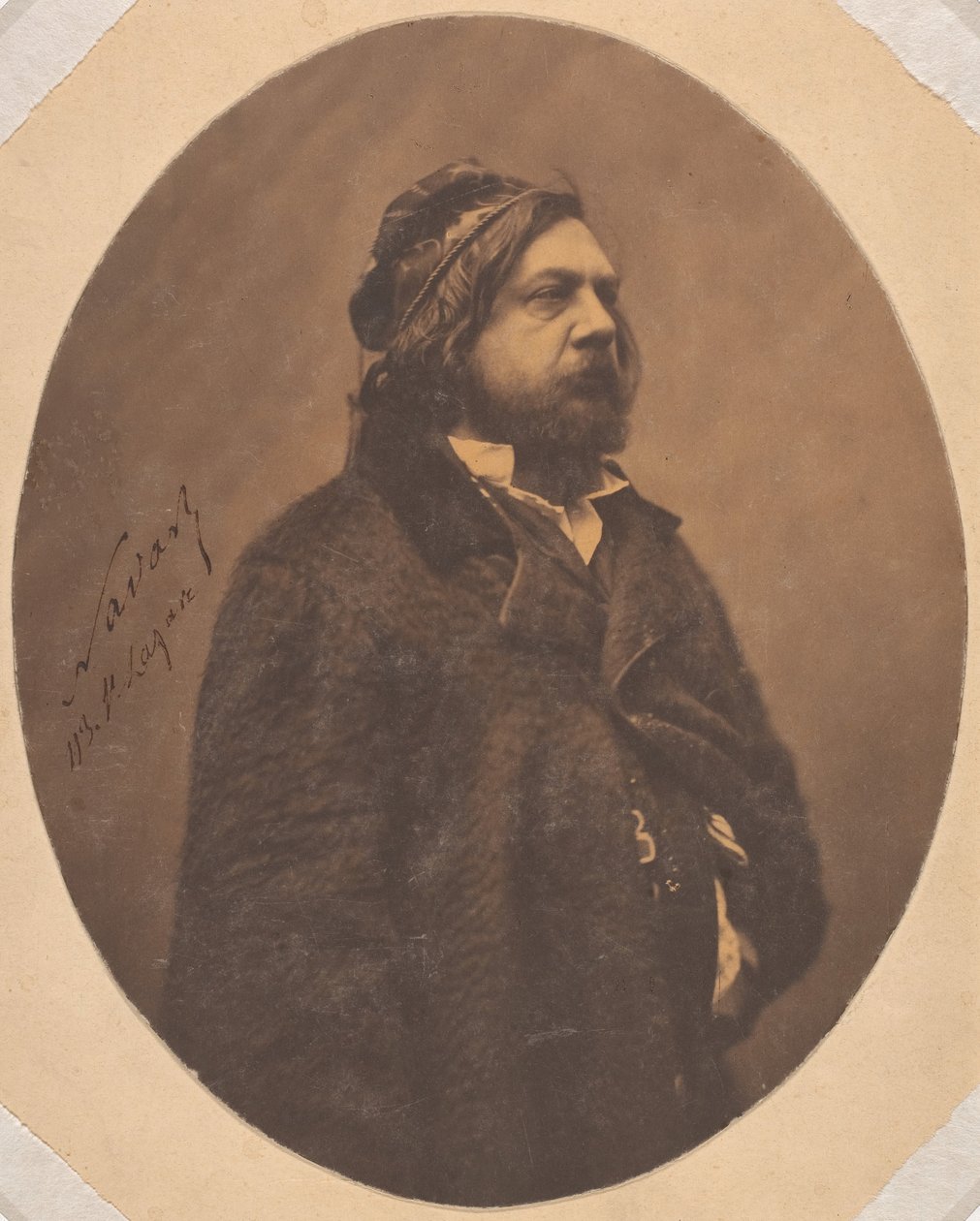 Theophile Gautier, ca. 1856. af Nadar