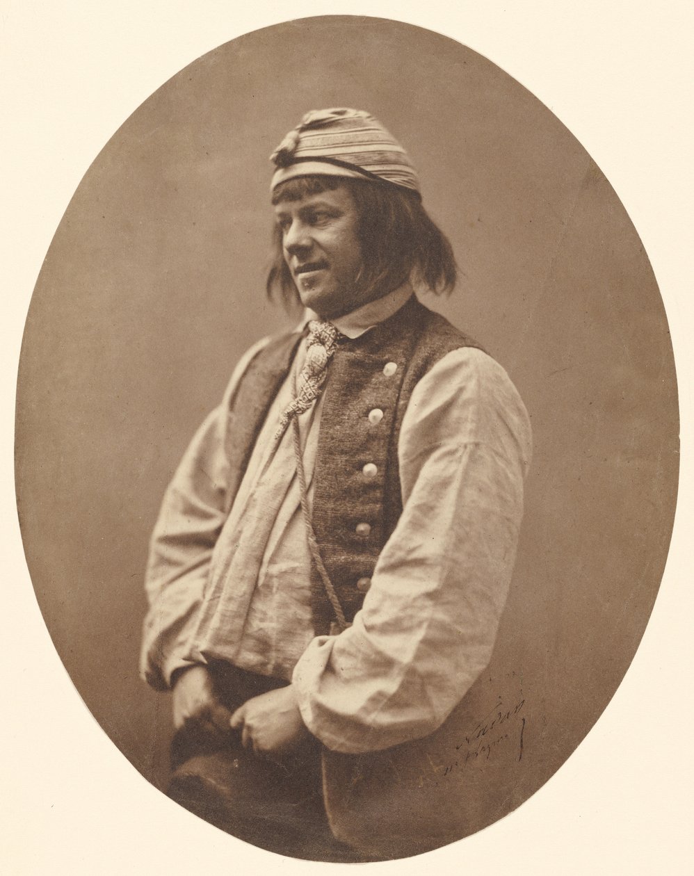 Jean-François Philibert Berthelier, skuespiller af Nadar [Gaspard Félix Tournachon]