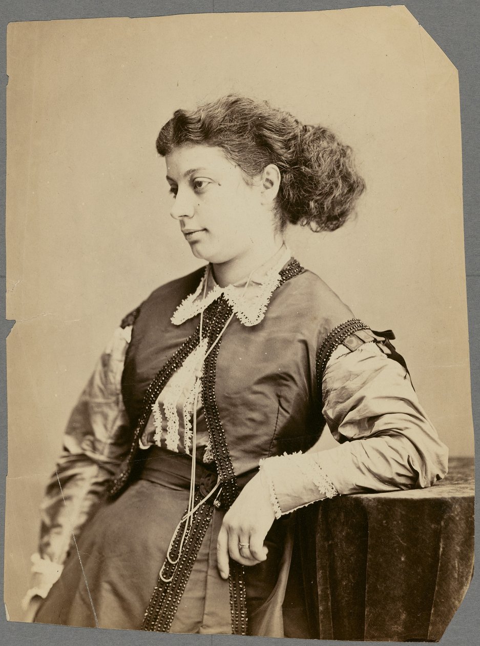 Fru Lina Sand [født Calamatta] af Nadar [Gaspard Félix Tournachon]