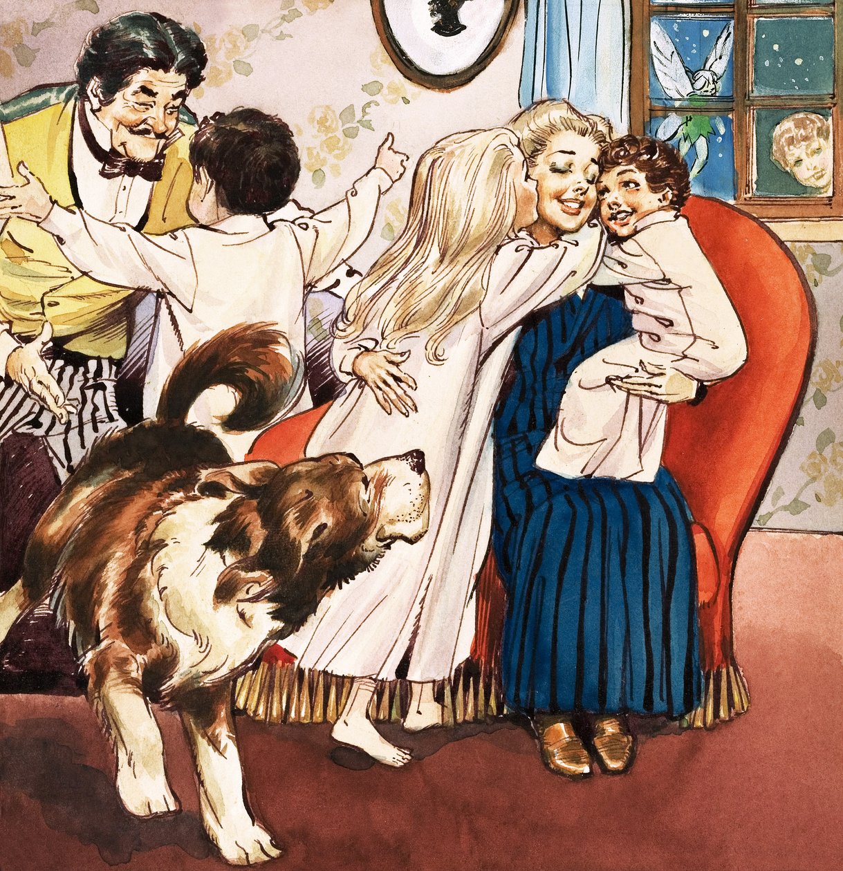 The Darling Family, illustration fra 