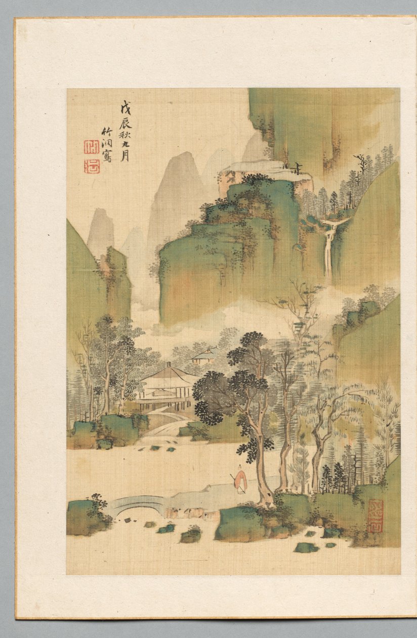 Landskab af Nakabayashi Chikuto