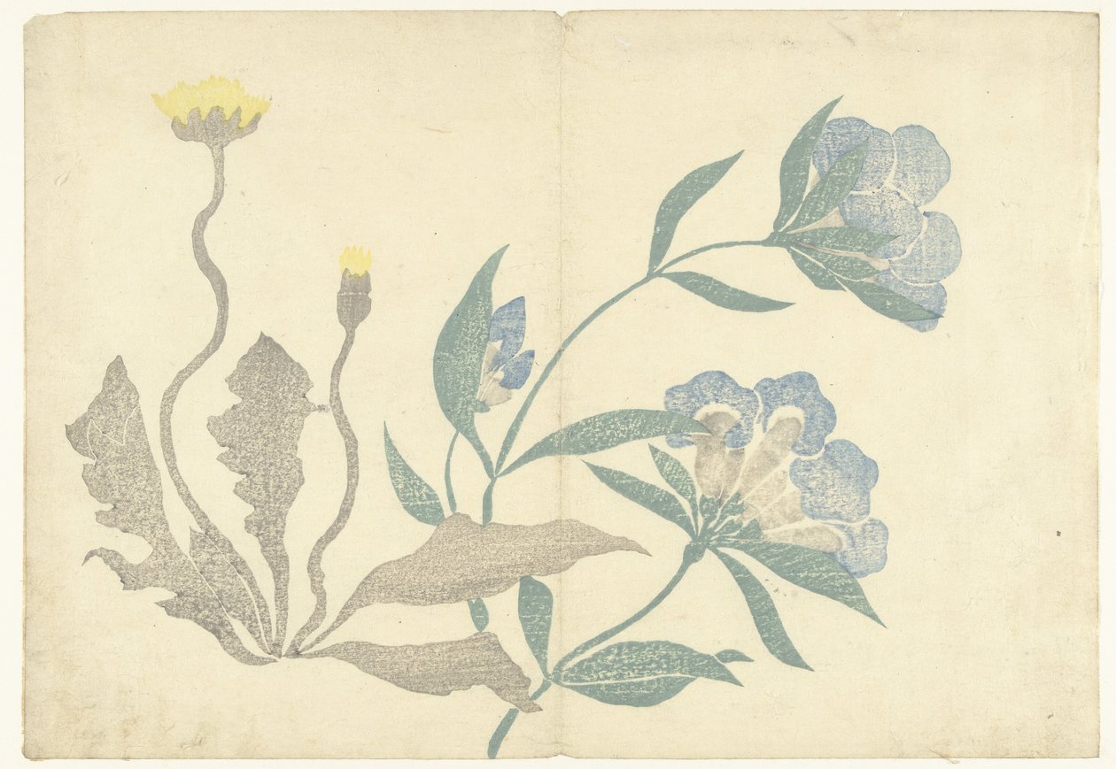 Mælkebøtter og blå blomster Billedalbum af Korin (serietitel) Korin gafu (serietitel) af Nakamura Hochu