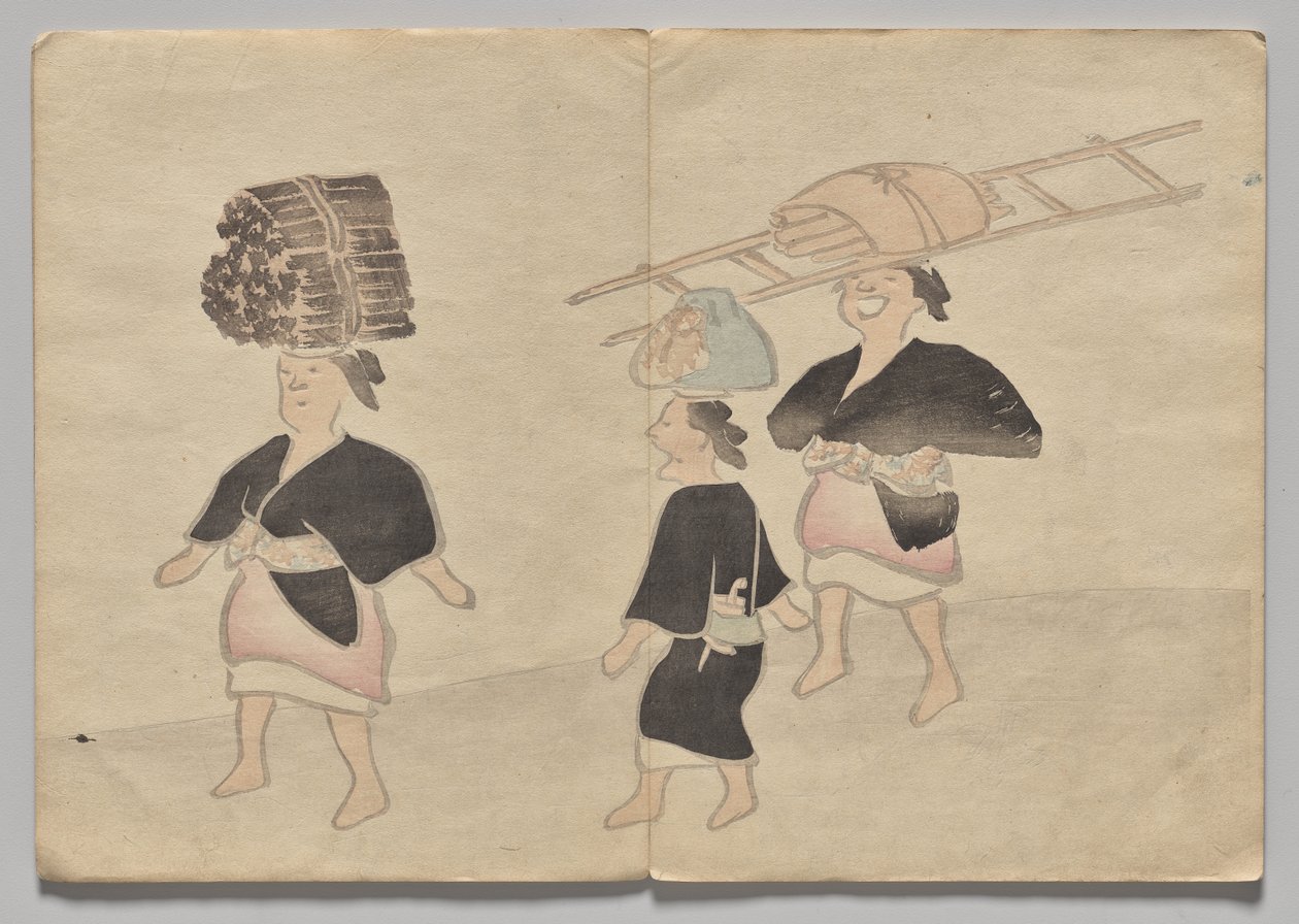 Scene fra The Kōrin Picture Book (bind 1) af Nakamura Hochu