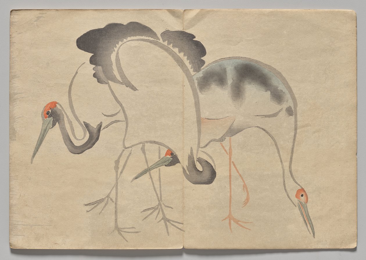 Scene fra The Kōrin Picture Book (bind 2) af Nakamura Hochu