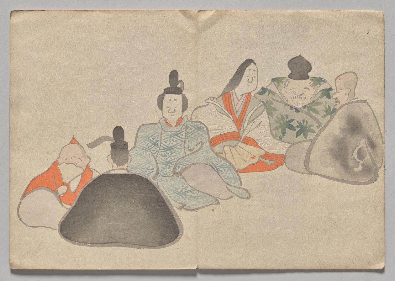 Scene fra The Kōrin Picture Book (bind 2) af Nakamura Hochu