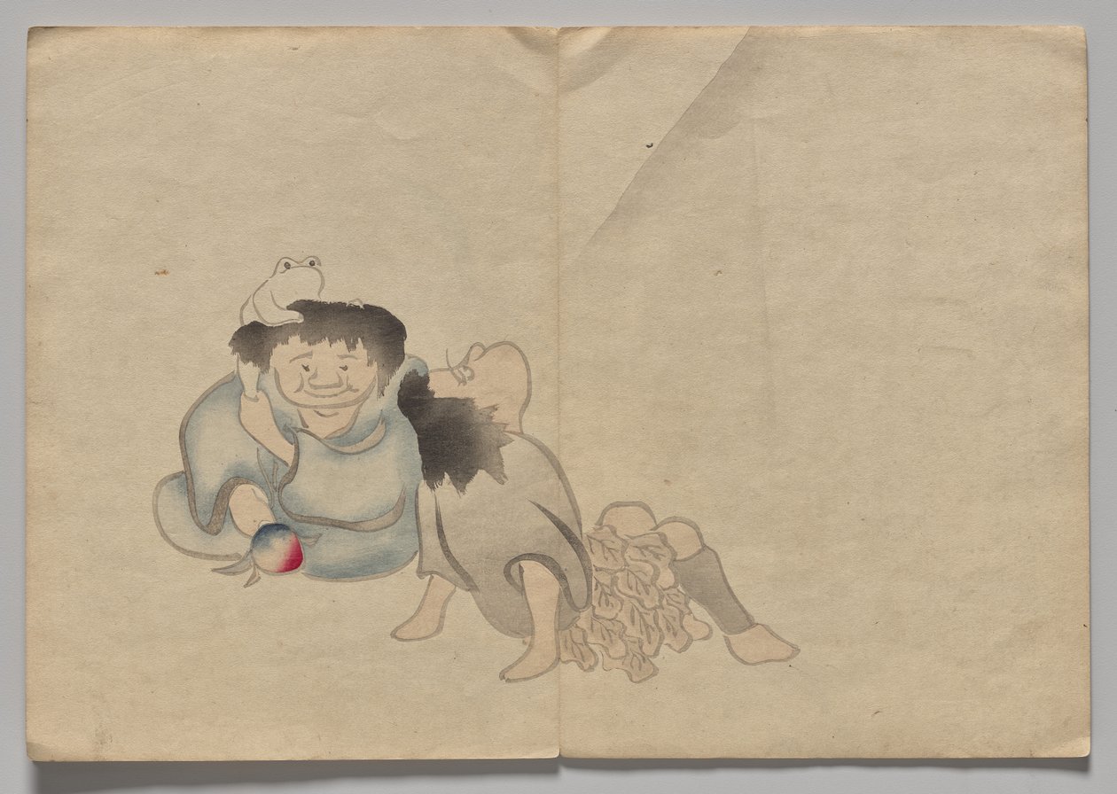 Scene fra The Kōrin Picture Book (bind 2) af Nakamura Hochu