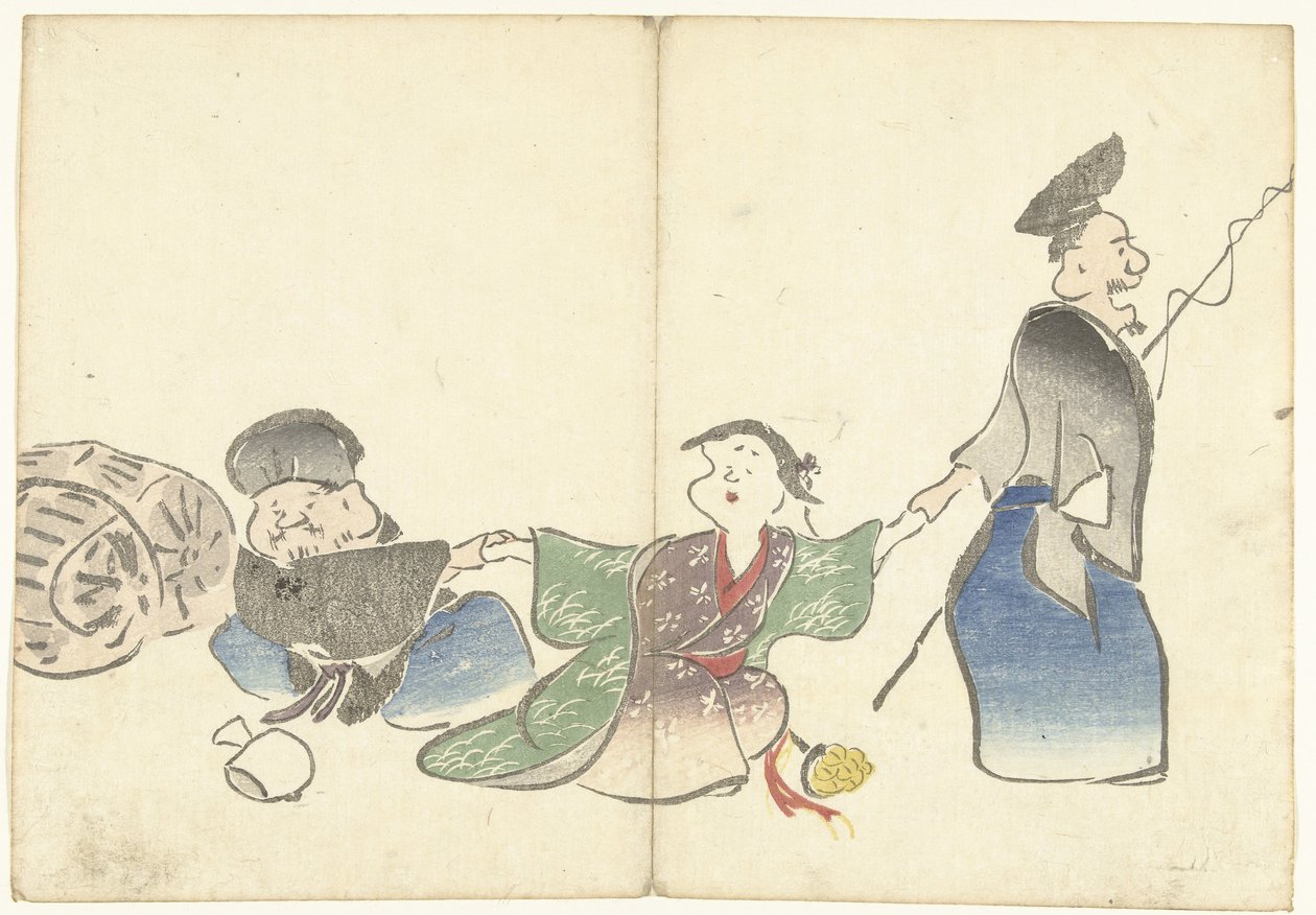 To heldige guder og en tempeldanser Billedalbum af Korin (serietitel) Korin gafu (serietitel) af Nakamura Hochu