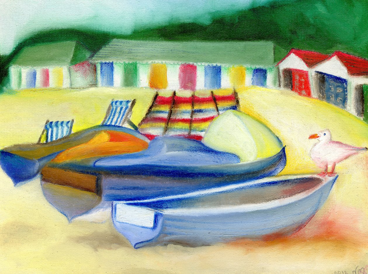 Durley Chine Seagull, 2012, af Nancy Moniz Charalambous