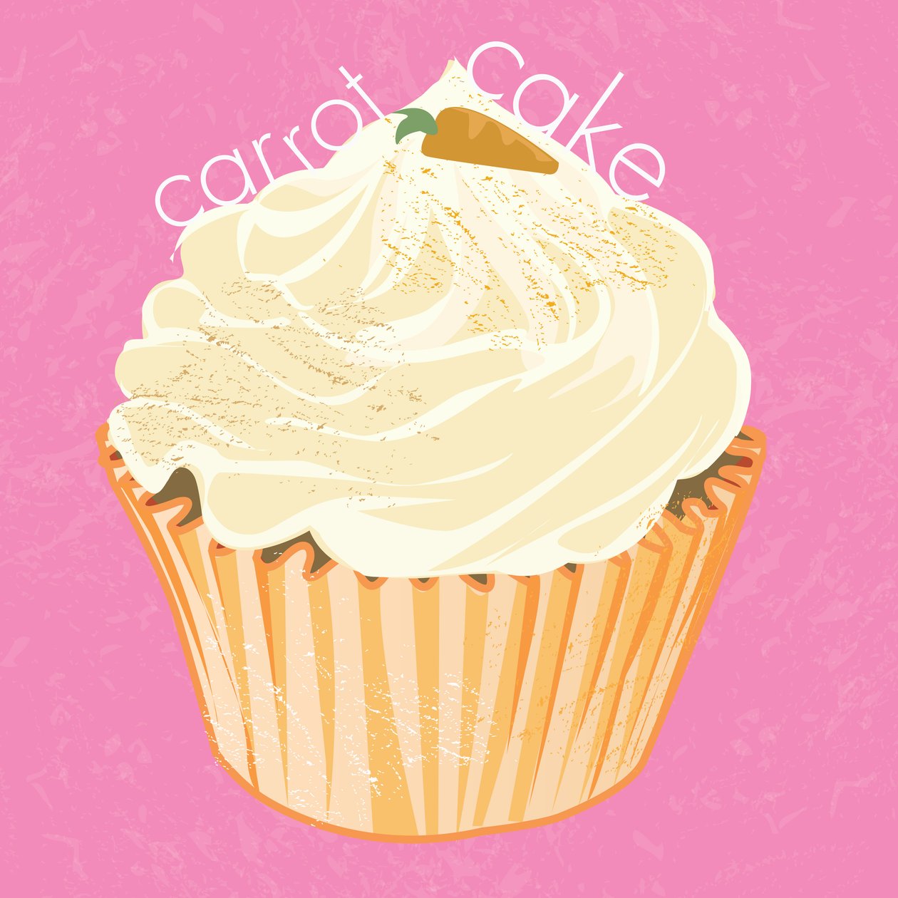 Gulerodskage Cupcake, 2019 af Nancy Moniz Charalambous