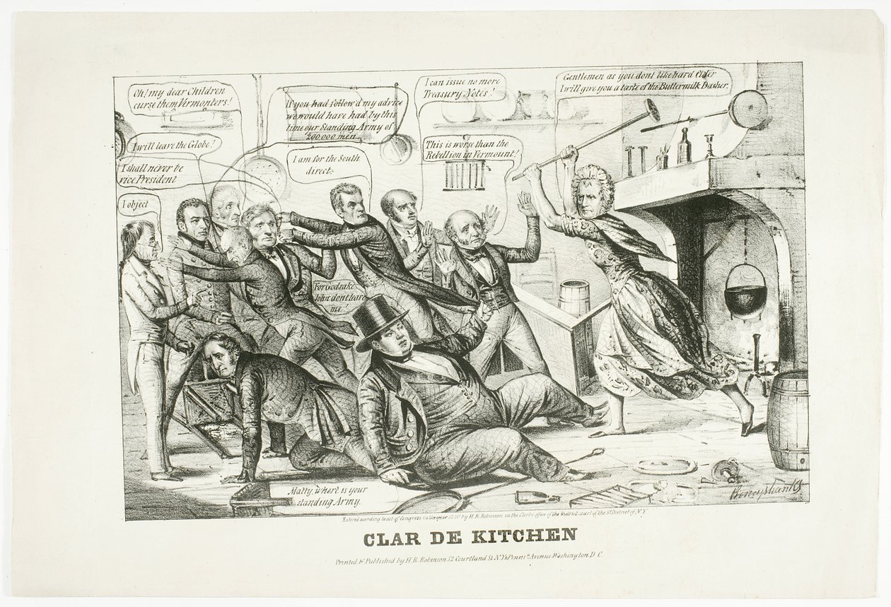 Clar de Kitchen, 1840 af Napoleon Sarony