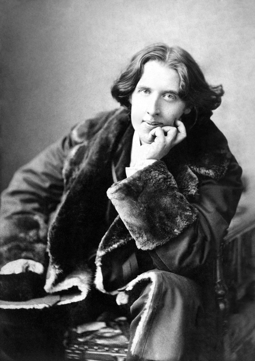 Oscar Wilde i sin yndlingsfrakke, 1882 af Napoleon Sarony