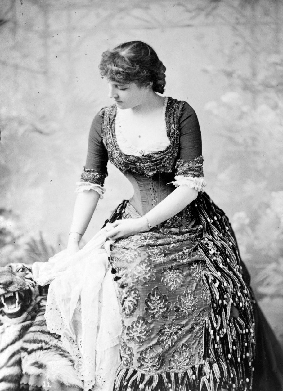 Portræt af Lillie Langtry, ca. 1882 af Napoleon Sarony