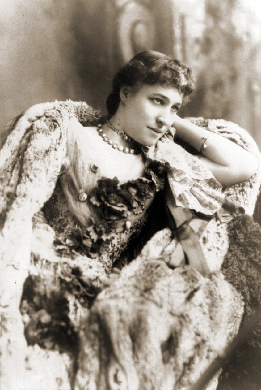 Portræt af Lillie Langtry, ca. 1887 af Napoleon Sarony