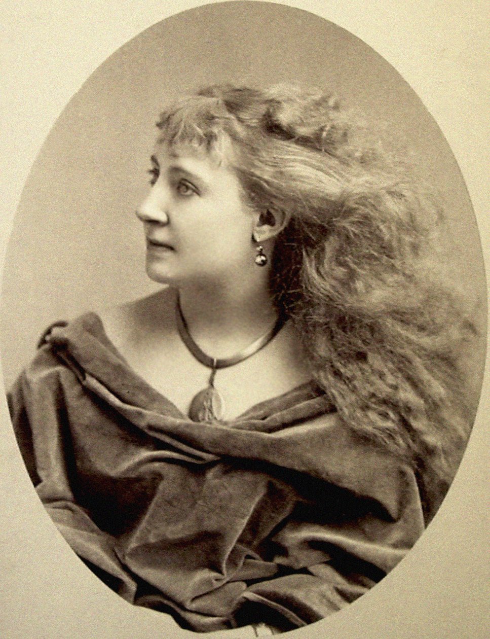 Portræt af Lydia Thompson, ca. 1865 af Napoleon Sarony