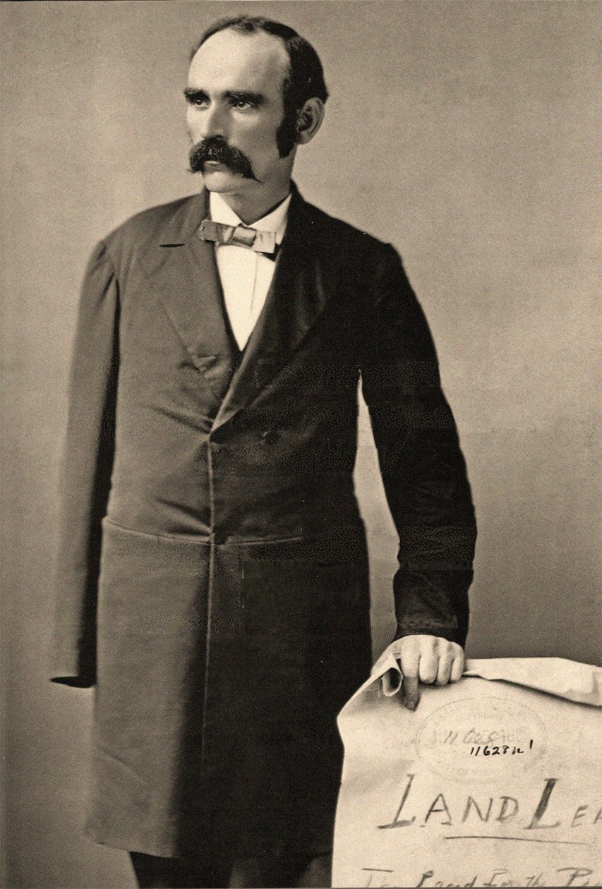 Portræt af Michael Davitt, New York. ca. 1882 af Napoleon Sarony