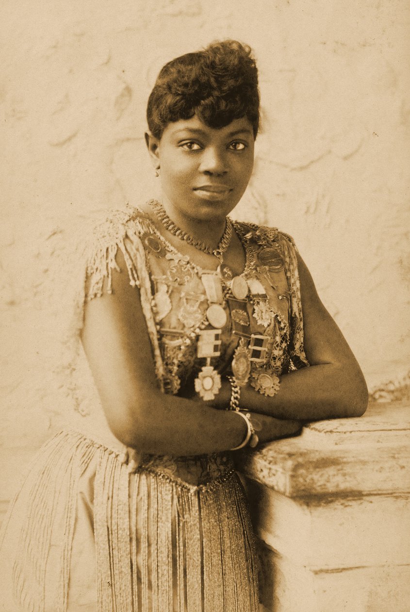 Portræt af Sissieretta Jones, ca. 1895 af Napoleon Sarony