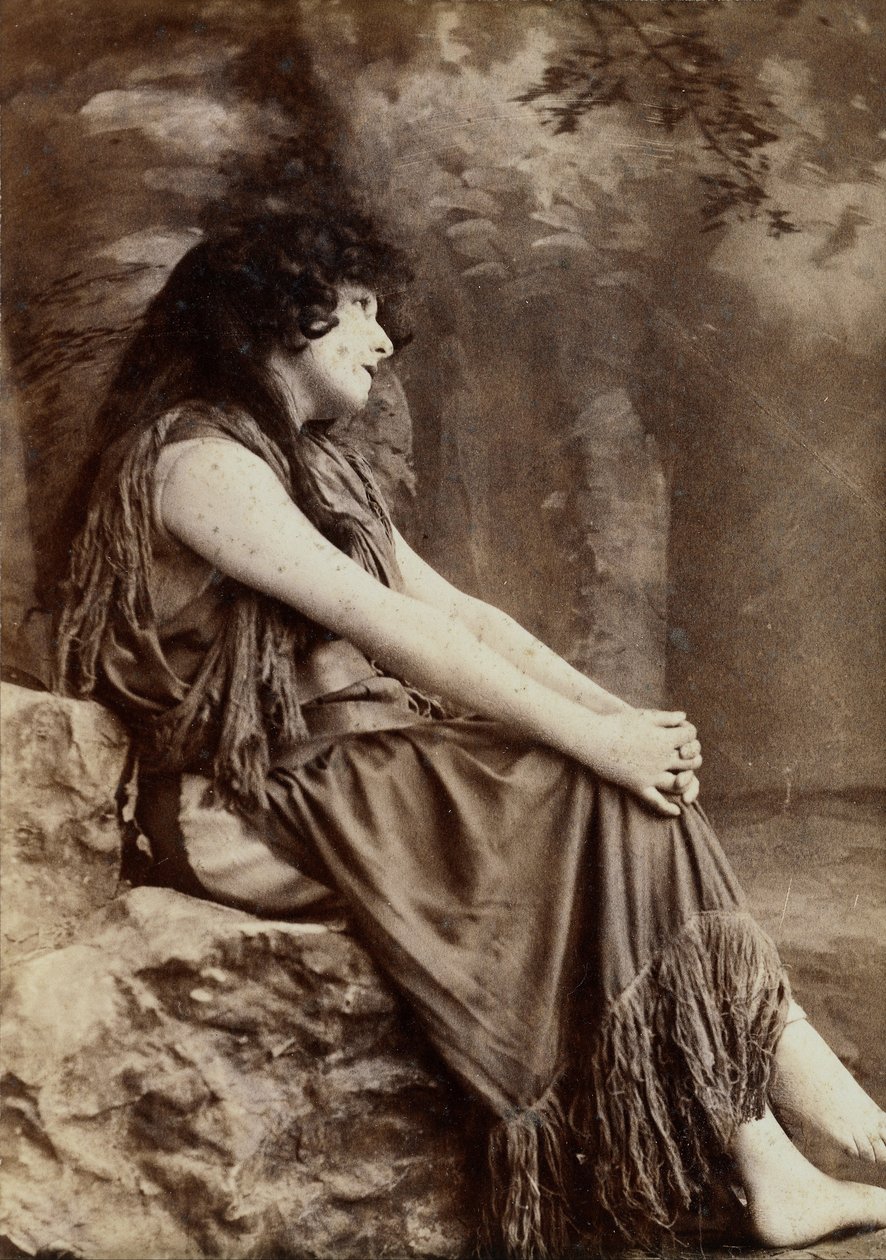 Sarah Bernhardt i en produktion i New York af Napoleon Sarony