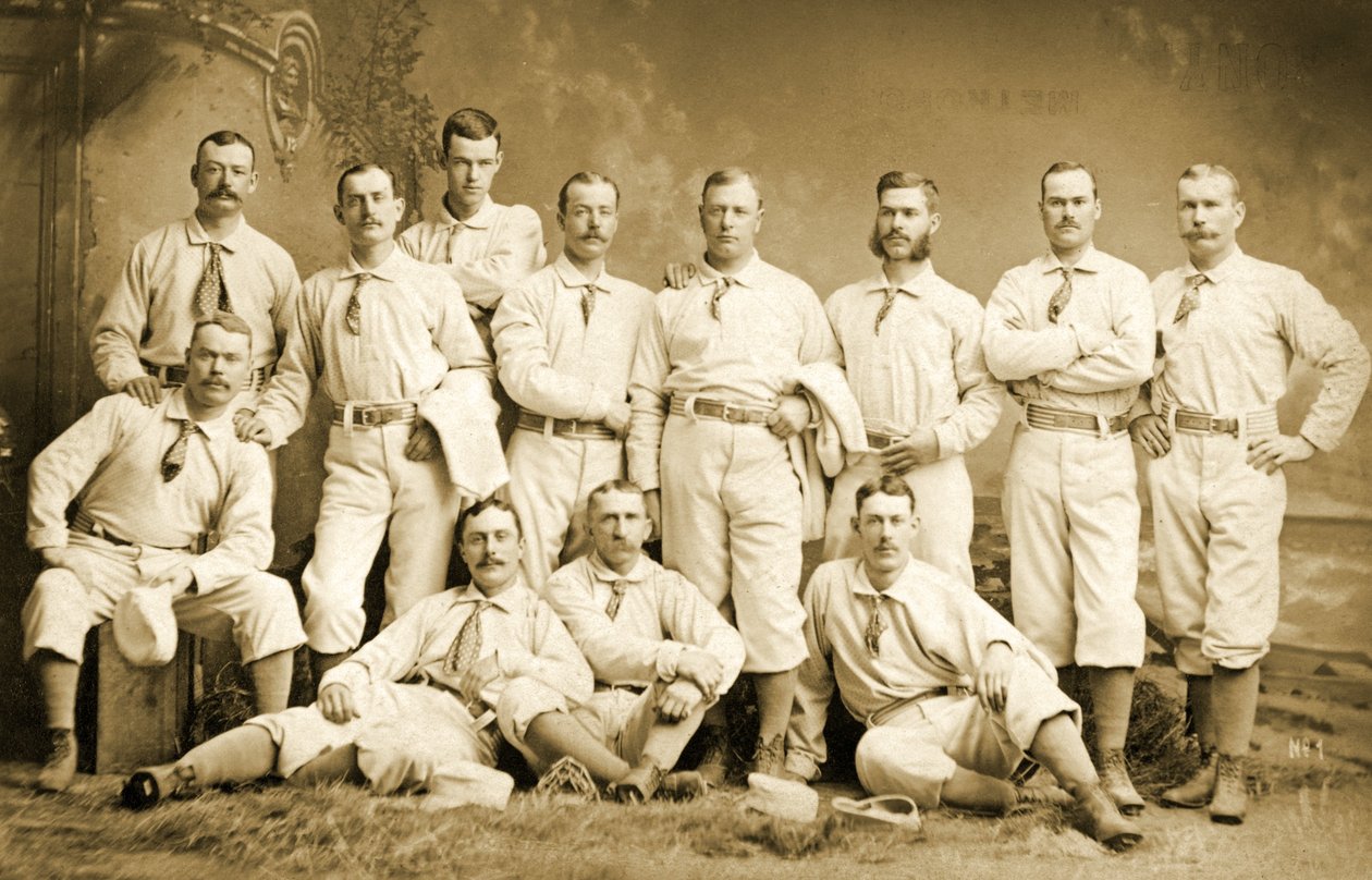 The Metropolitan baseball ni, 1882 af Napoleon Sarony