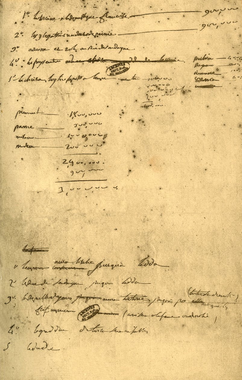 Noter vedrørende Leoben-traktaten, marts 1797, 1921. af Napoleon Bonaparte I