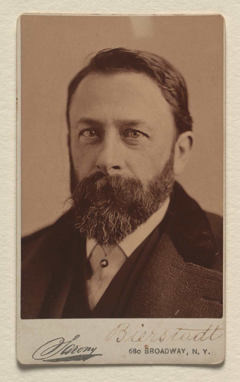 Albert Bierstadt af Napoleon Sarony