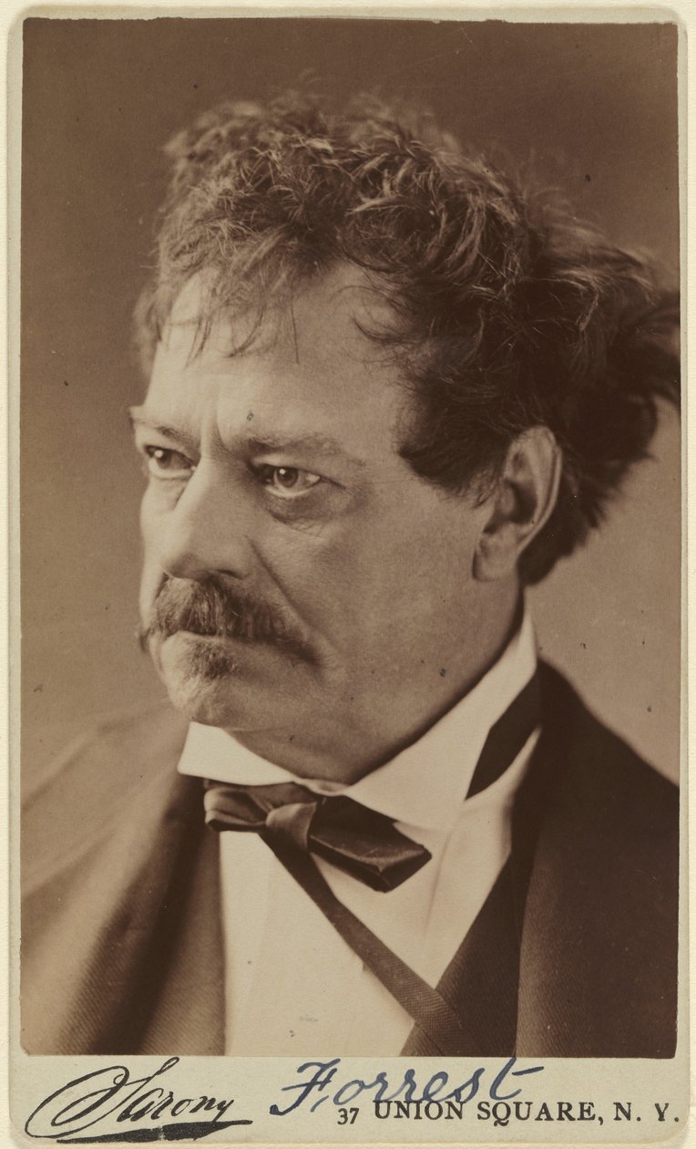 Edwin Forrest af Napoleon Sarony