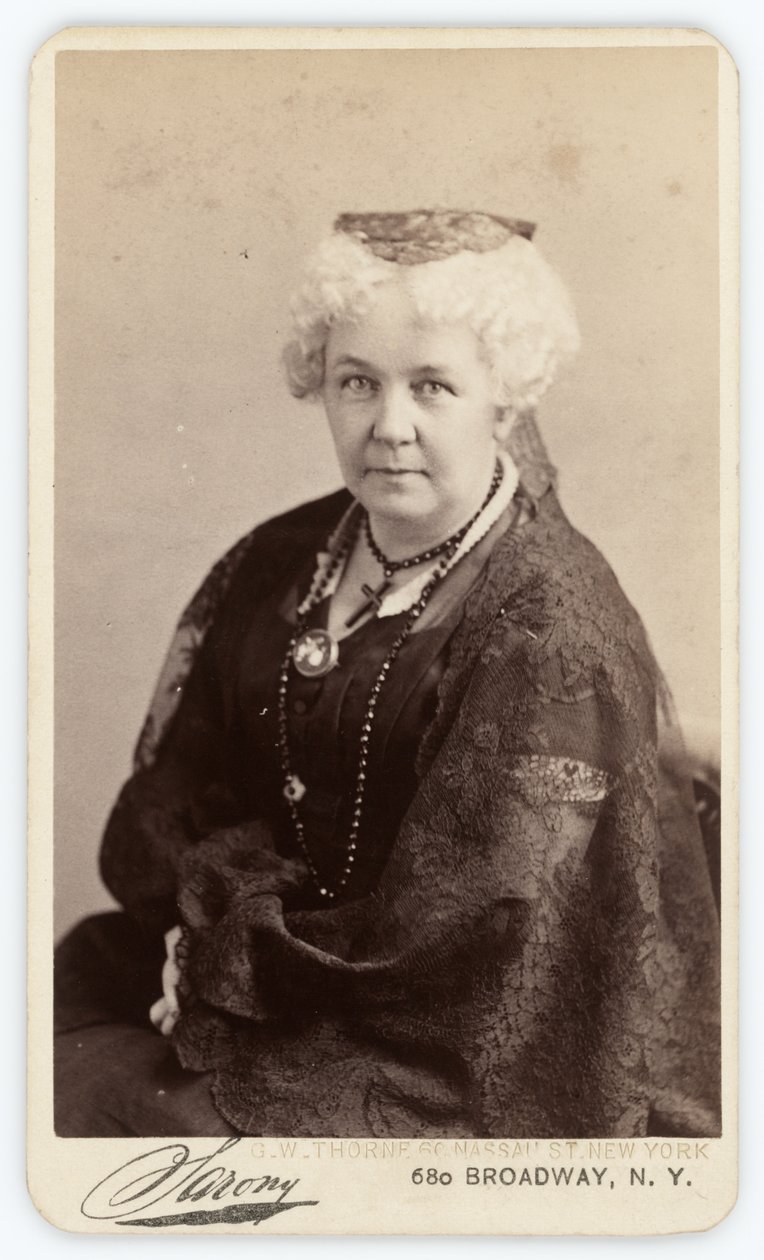 Elizabeth Cady Stanton af Napoleon Sarony