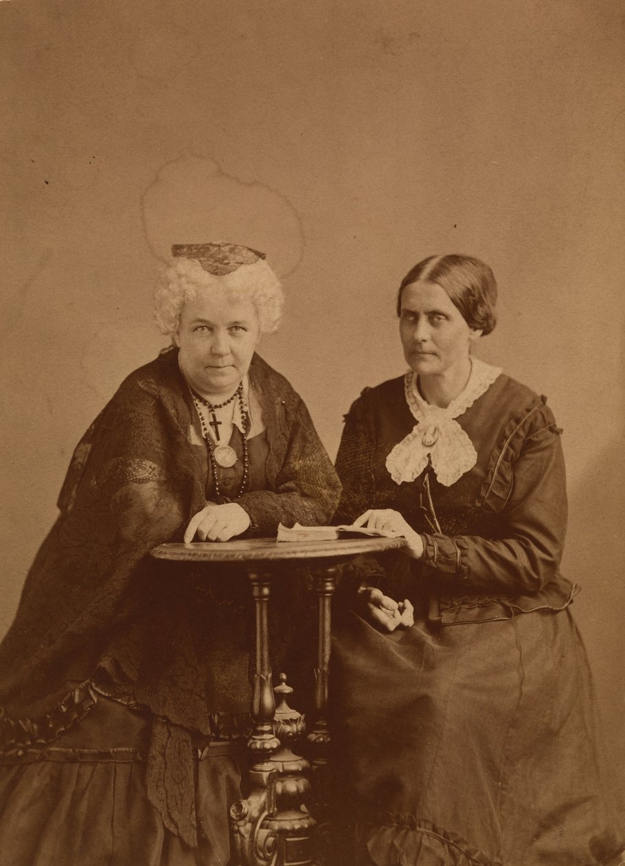 Elizabeth Cady Stanton og Susan B. Anthony af Napoleon Sarony