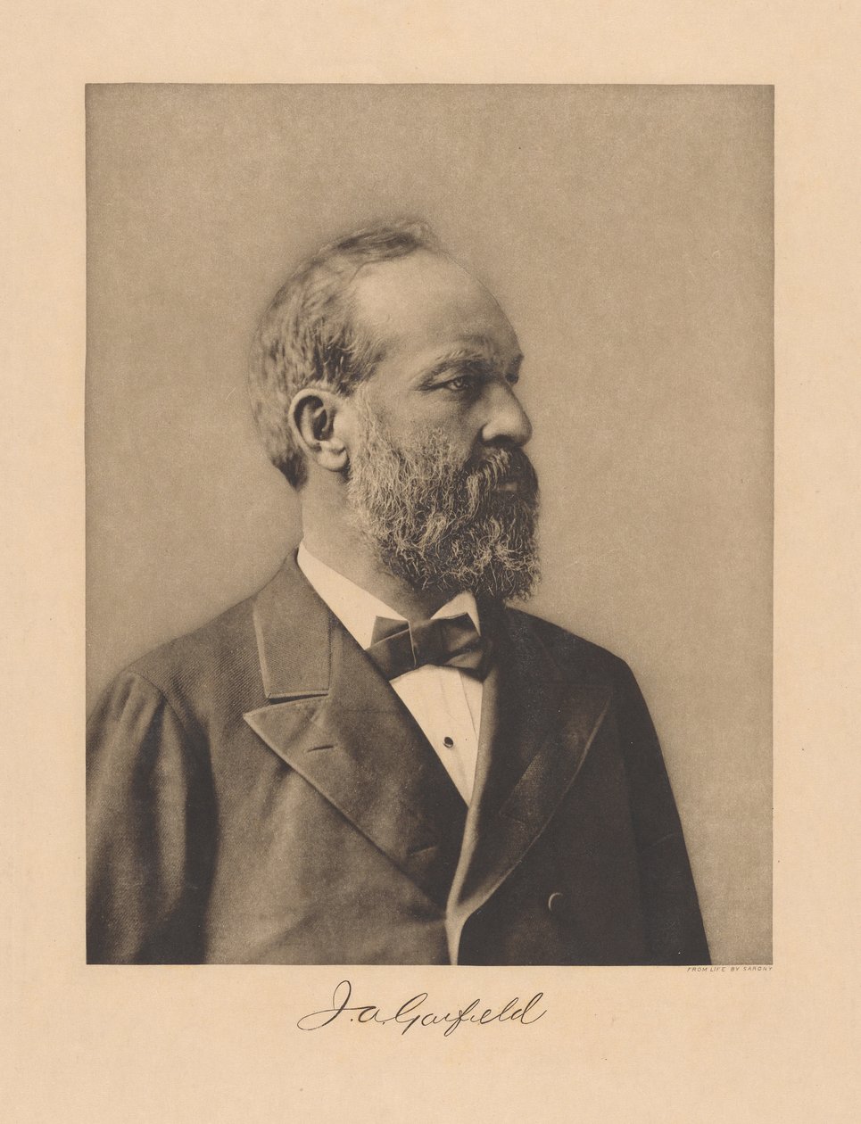 James Garfield af Napoleon Sarony