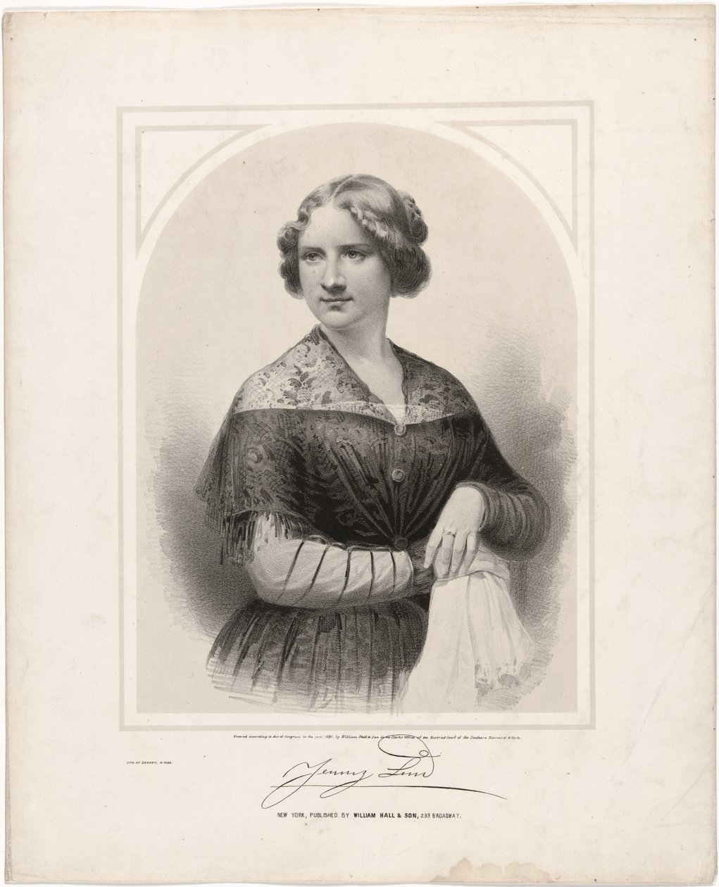 Jenny Lind af Napoleon Sarony