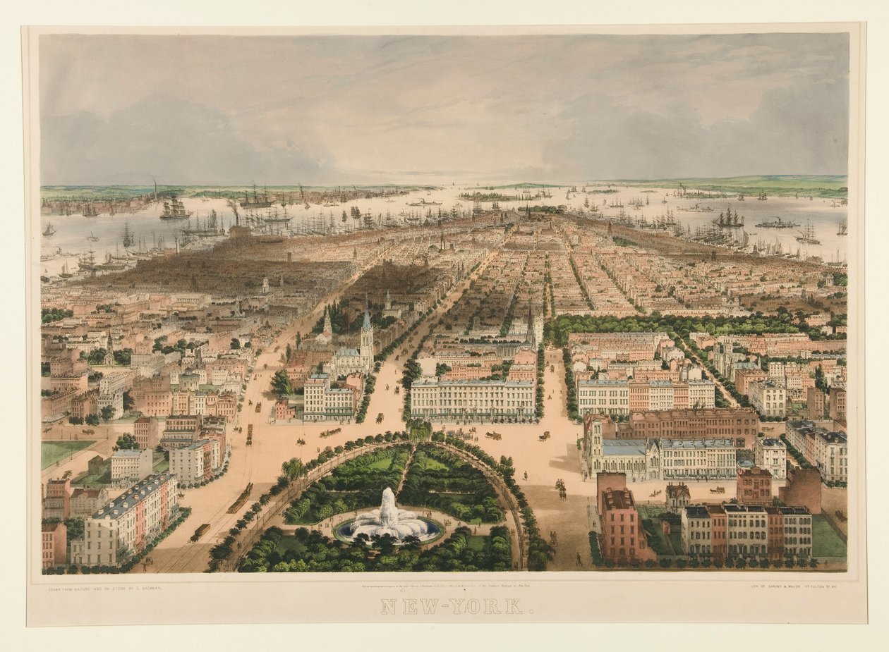 New York af Napoleon Sarony