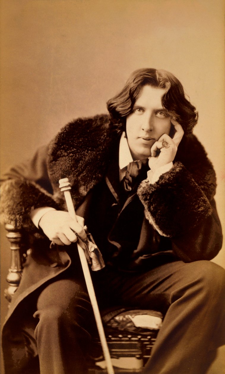 Oscar WiLde, irsk forfatter, vid og dramatiker, 1882 af Napoleon Sarony