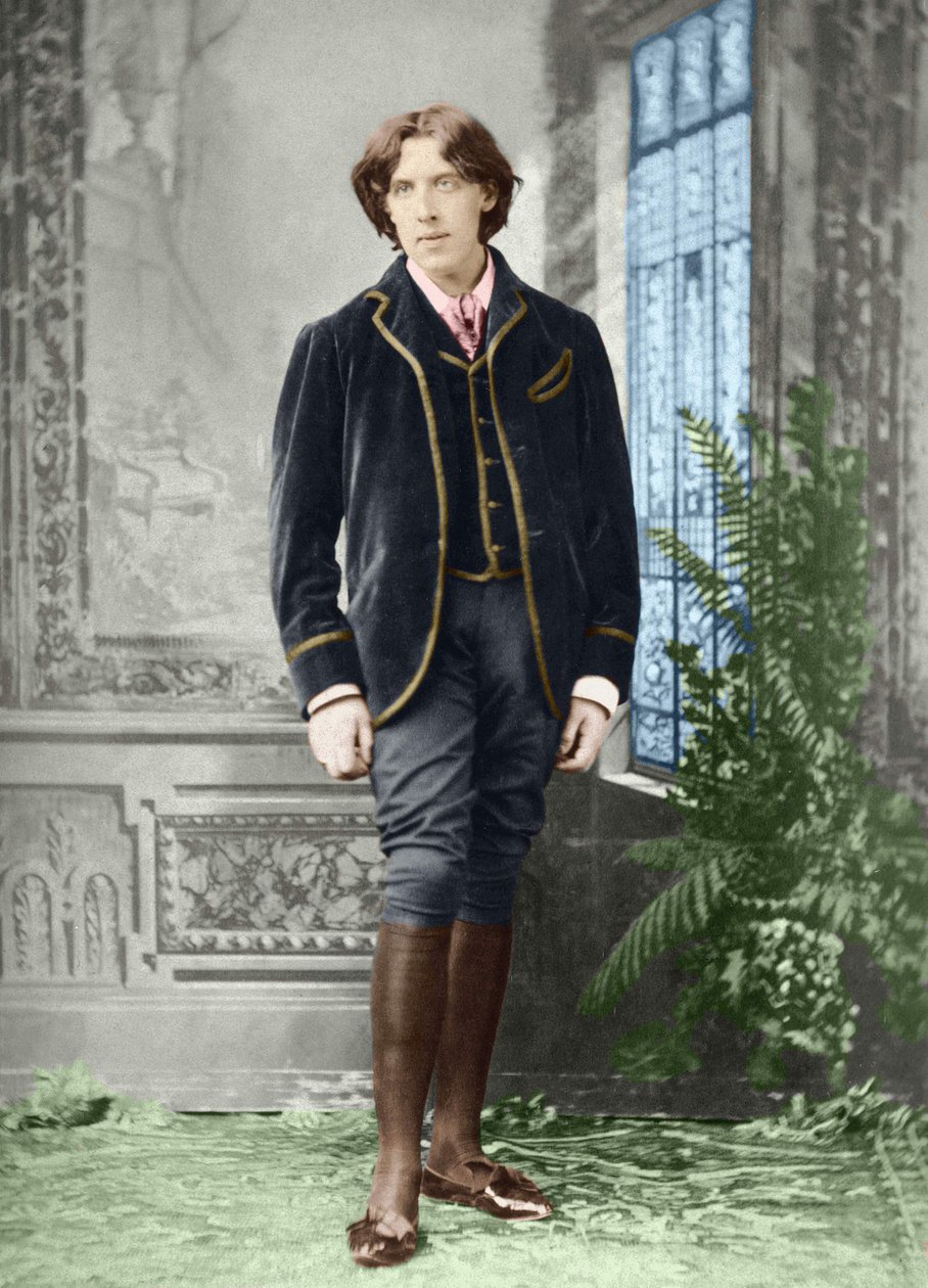 Oscar Wilde (1854 - 1900) omkring 1882 (foto) af Napoleon Sarony