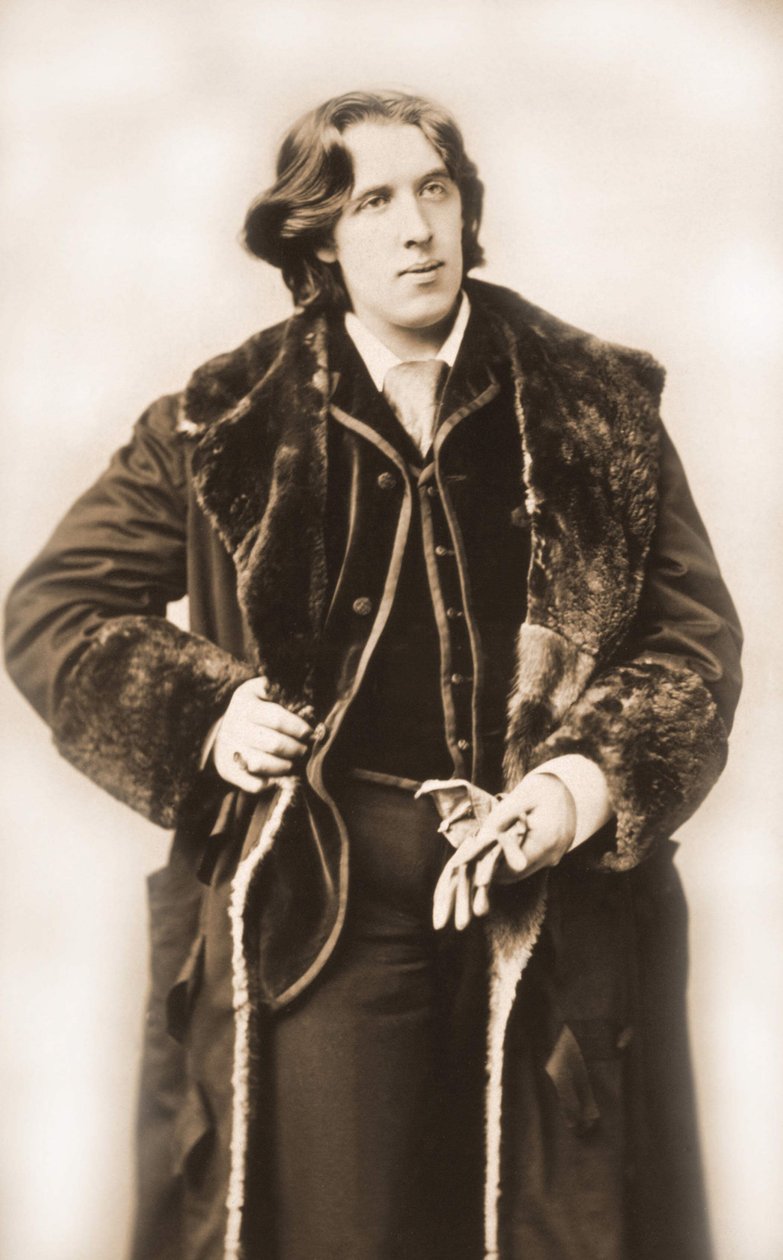 Oscar Wilde (1854 - 1900) omkring 1882 af Napoleon Sarony (1821 - 1896). af Napoleon Sarony