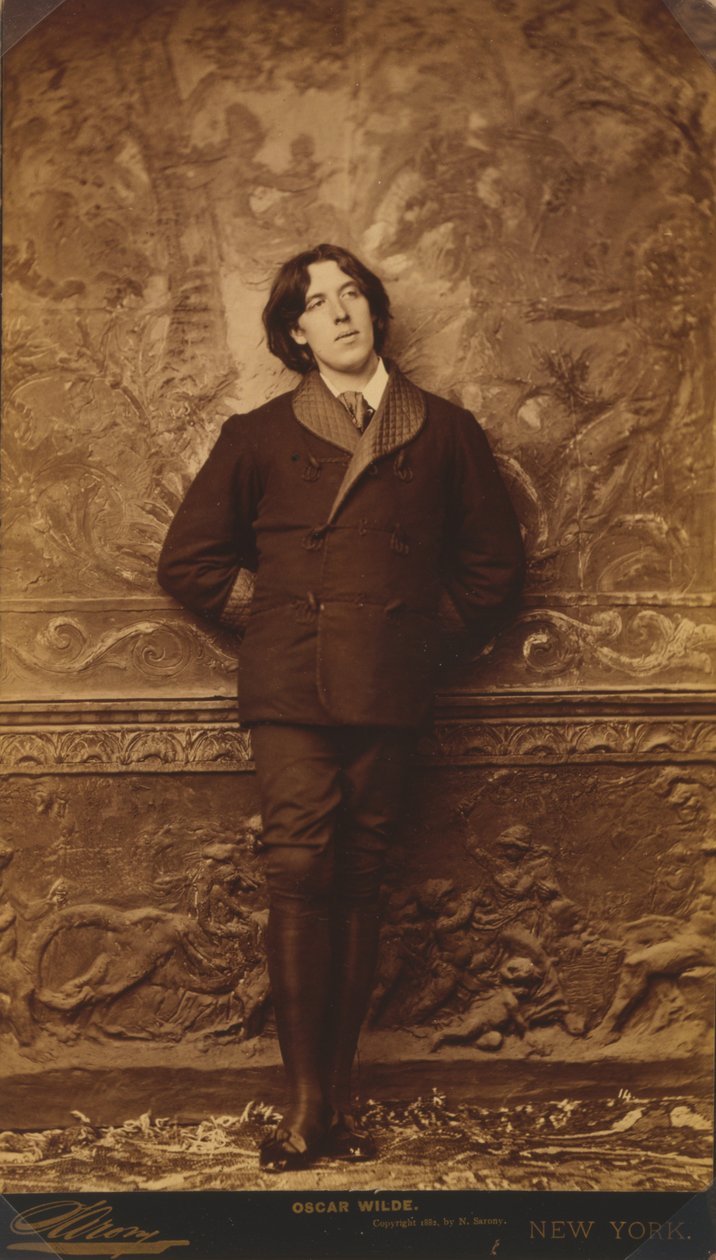 Oscar Wilde, ca. 1882 (albumin print) af Napoleon Sarony