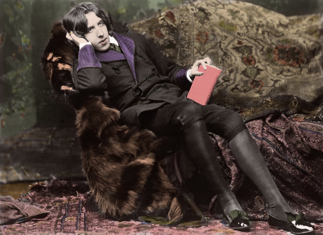 Portræt af Oscar Wilde (1854 - 1900) omkring 1882 af Napoleon Sarony (1821 - 1896) (foto) af Napoleon Sarony